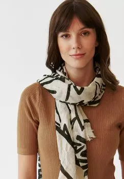 Шарф NIKOLI. TATUUM, цвет khaki