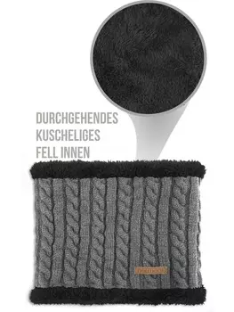 Шарф normani, цвет grau/schwarz