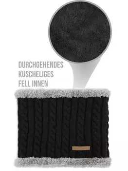 Шарф normani, цвет schwarz/grau