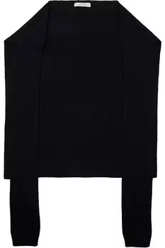 Шарф "обман зрения" Lemaire, черный