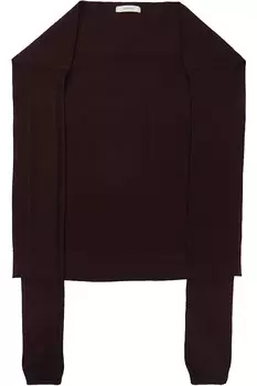 Шарф "обман зрения" Lemaire, цвет dark plum