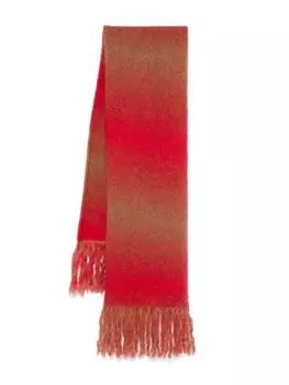 Шарф омбре Sunflower, красный