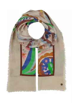 Шарф PAISLEY PRINT PATCHWORK STOLA FRAAS, цвет honest green