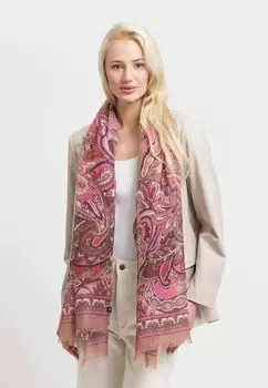 Шарф PAISLEY PRINT STOLA FRAAS, коричневый