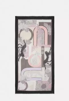 Шарф Палантин SWEET LEOPARD LIU JO, черный