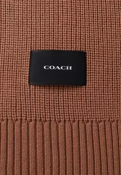 Шарф PATCH SCARF COACH, коричневый