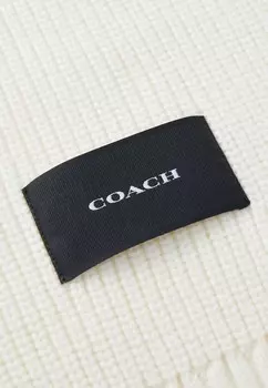 Шарф PATCH SCARF COACH, молочный