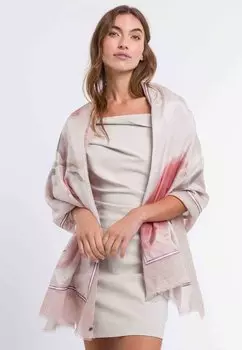 Шарф PATCHWORK STRAWBERRY STOLA FRAAS, светло-розовый