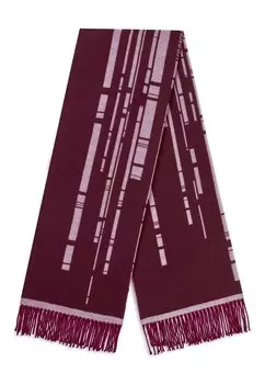 Шарф Pattern LES BASILES, бордовый