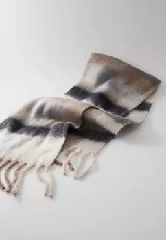 Шарф PCNIKKI LONG SCARF Pieces, серый