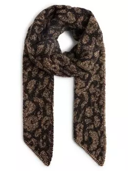 Шарф pcpyron длинный Pieces, черный