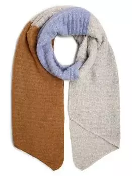 Шарф pcpyron Pieces, синий