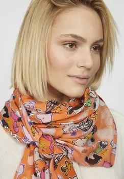 Шарф PEANUTS MIT SNOOPY Codello, оранжевый
