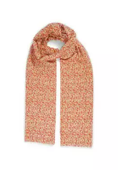 Шарф Pepper с цветочным принтом по всей поверхности и металлическим эффектом Harpa, оранжевый