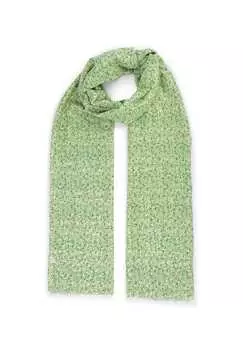 Шарф Pepper с цветочным принтом по всей поверхности и металлическим эффектом Harpa, зеленый