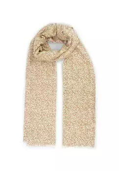 Шарф Pepper с цветочным принтом по всей поверхности и металлическим эффектом Harpa, золотой