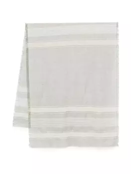 Шарф Peserico из жаккарда с люрексом, зеленый