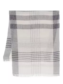 Шарф Peserico с люрексом, серый