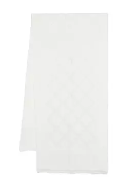 Шарф Peserico с металлизированным жаккардом, белый