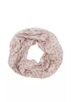 Шарф-Петля киви более легкая тонкая и мягкая петля с современным анималистичным принтом Seasons Of April, бежевый