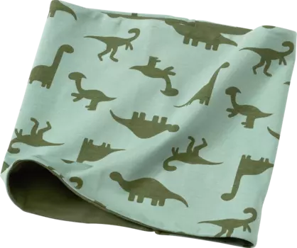 Шарф-петля с рисунком динозавра зеленый 1 шт. ALANA