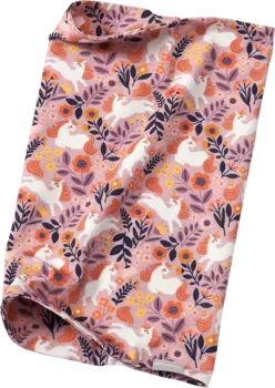 Шарф-петля с рисунком единорога розовый 1 шт. ALANA