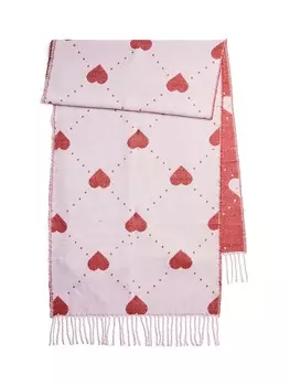 Шарф Pieces, цвет rot/rosa