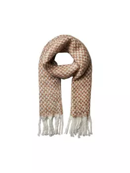 Шарф Pieces, коричневый