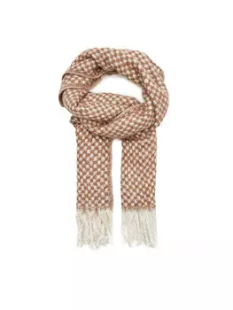 Шарф Pieces, коричневый