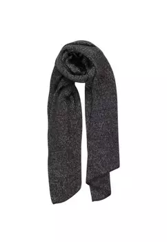 Шарф Pieces однотонный, черный