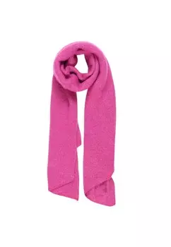 Шарф Pieces однотонный, фуксия
