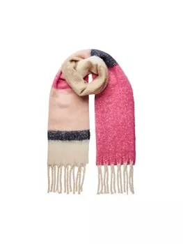 Шарф PIECES PCBEA, цвет Pastel pink/Dark pink