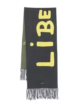 Шарф PINKO Ojos Azules, серый