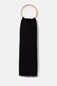 Шарф Pinko с добавлением шерсти, черный