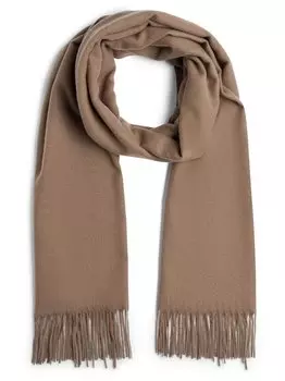 Шарф пкноа Pieces, коричневый