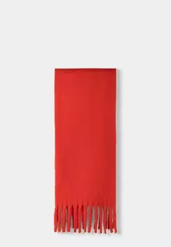 Шарф PLAIN Bershka, красный