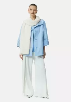 Шарф PLISSIERTER MIT GLITZER comma, белый