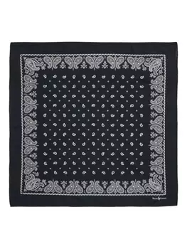 Шарф Polo Ralph Lauren paisley-print cotton bandana, черный