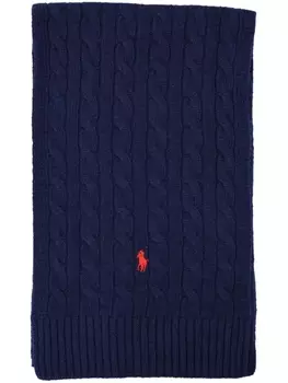 Шарф Polo Ralph Lauren Polo Pony, синий