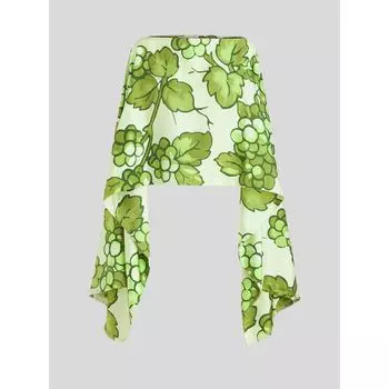 ШАРФ ПОЖИМАНИЕ ПЛЕЧАМИ ETRO, зеленый