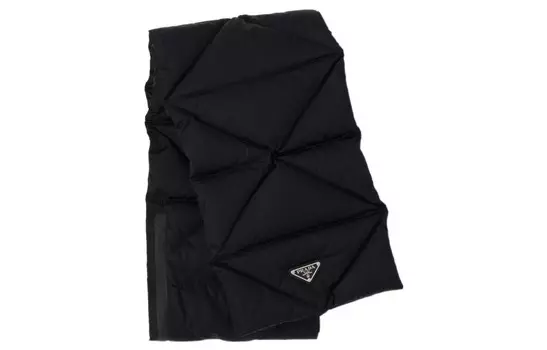 Шарф Prada Unisex Re-Nylon, черный