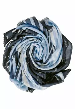 Шарф Print Cecil, синий