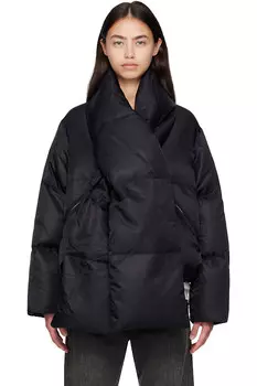Шарф-пуховик Mm6 Maison Margiela, черный