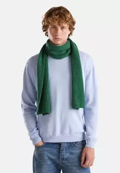 Шарф PURE VIRGIN United Colors of Benetton, зеленый