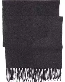 Шарф rag & bone Addison Skinny Recycled Wool, угольный