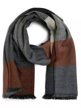 Шарф расплывчатый Barts, хаки