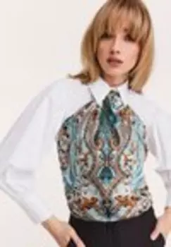 Шарф READY TO WEAR Taranko, бирюзовый