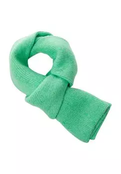 Шарф, ребристая структура, женский zero, цвет Bright Green