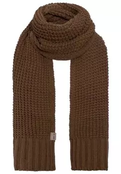 Шарф ROBIN Knit Factory, цвет tobacco