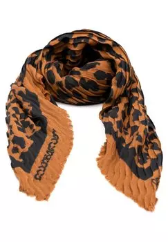 Шарф Roccobarocco, коричневый
